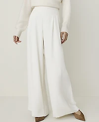 Ann Taylor The Statement Palazzo Pant Winter White Women's