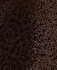 Ann Taylor Haven Well Within Cotton Crochet Scalloped Midi Skirt Coffee Bean Women's