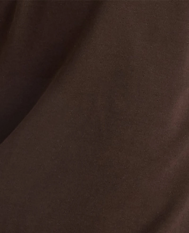 Ann Taylor Haven Well Within Organic Cotton Interlock Cargo Skirt Coffee Bean Women's