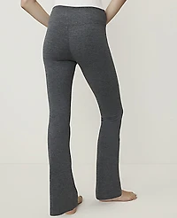 Ann Taylor Flare Legging Silver Grey Melange Women's