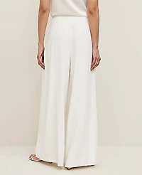 Ann Taylor The Triple Pleat Palazzo Pant Winter White Women's