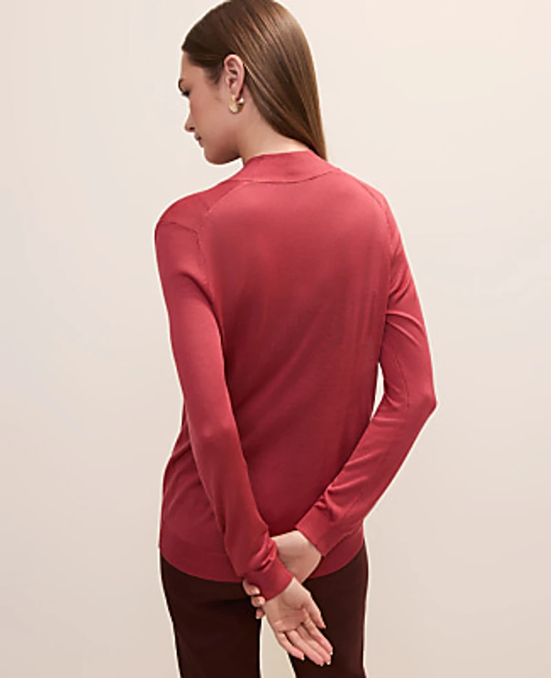 Ann Taylor Essential Open Cardigan Women's
