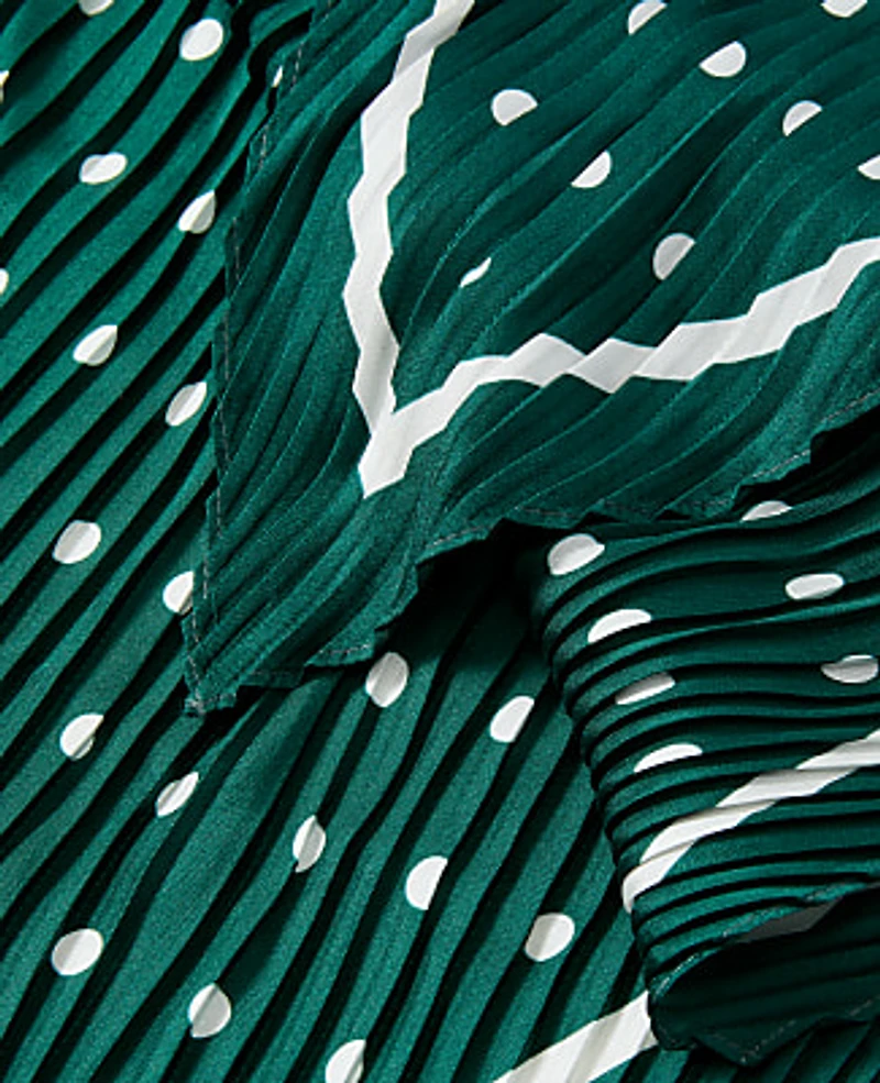 Ann Taylor Dotted Silk Scarf Shade Tree Women's