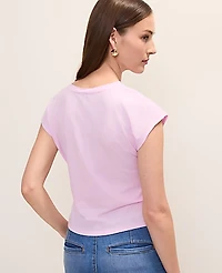 Ann Taylor Tie Waist T-Shirt Women's