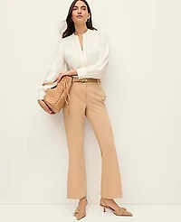 Ann Taylor Petite Lace Embroidered Blouse Winter White Women's