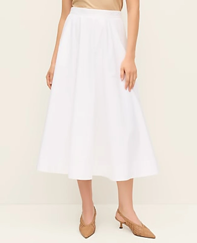 Ann Taylor Full Midi Skirt Women's