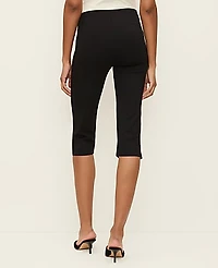 Ann Taylor The Petite Capri Pant in Ponte Size XL Black Women's