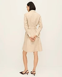 Ann Taylor Flare Pocket Shirtdress Cool Sesame Women's