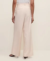 Ann Taylor The Petite Wide-Leg Pant Almond Slice Women's