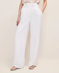 Ann Taylor The Petite Pleated Straight Pant Women's