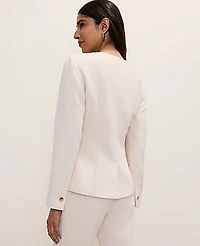 Ann Taylor Petite Split Hem Jacket Fluid Crepe Women's