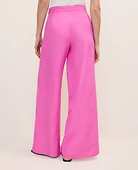Ann Taylor The Statement Palazzo Pant Linen Blend Women's