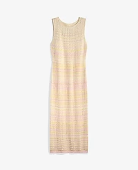 Ann Taylor Petite Ombré Crochet Sweater Dress Pirouette Women's