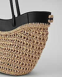 Ann Taylor Straw Tote Women's