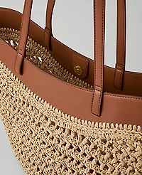 Ann Taylor Straw Tote Women's