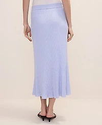 Ann Taylor Petite Ribbed Midi Sweater Skirt Women's
