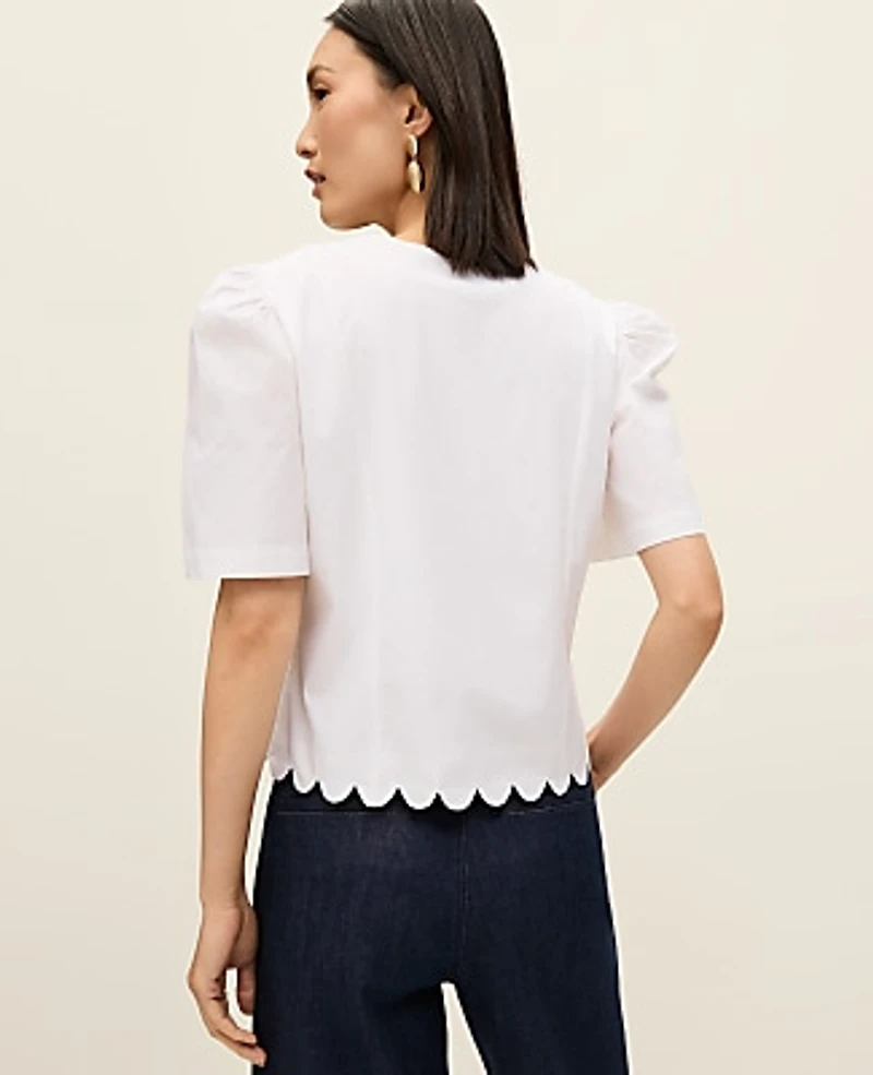 Ann Taylor Tie Front Blouse Women's