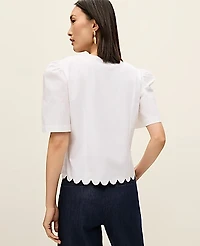 Ann Taylor Tie Front Blouse Women's
