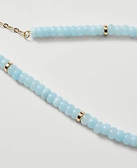 Ann Taylor Beaded Statement Necklace Turquoise Ocean Women's