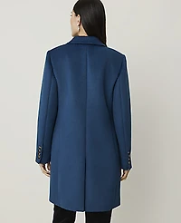 Ann Taylor Short Chesterfield Coat Moonlit Backdrop Women's