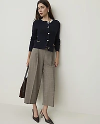 Ann Taylor Horsebit Cable Cardigan Women's