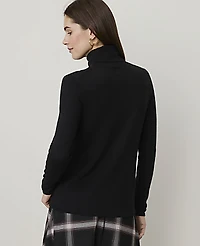 Ann Taylor Essential Turtleneck Sweater Black Women's