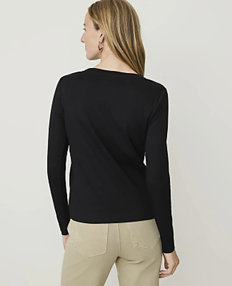 Ann Taylor Crew Neck Top Women's