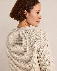 Ann Taylor Haven Well Within Cotton Tape Yarn V-Neck Cardigan Women's