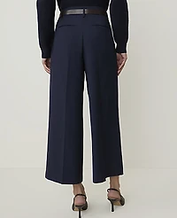 Ann Taylor The Petite Belted Culotte Pant Night Sky Women's
