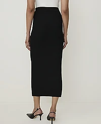 Ann Taylor Ribbed Midi Sweater Skirt Women's