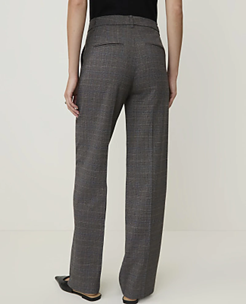 Ann Taylor The Petite Caroline Pant Dark Plaid Women's