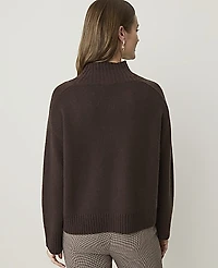 Ann Taylor Cashmere Mock Neck Sweater Women's