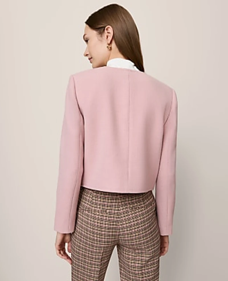 Ann Taylor Crew Neck Jacket Women's