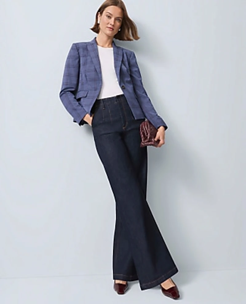 Ann Taylor The Darted Waist Trouser Jean Classic Rinse Wash Women's