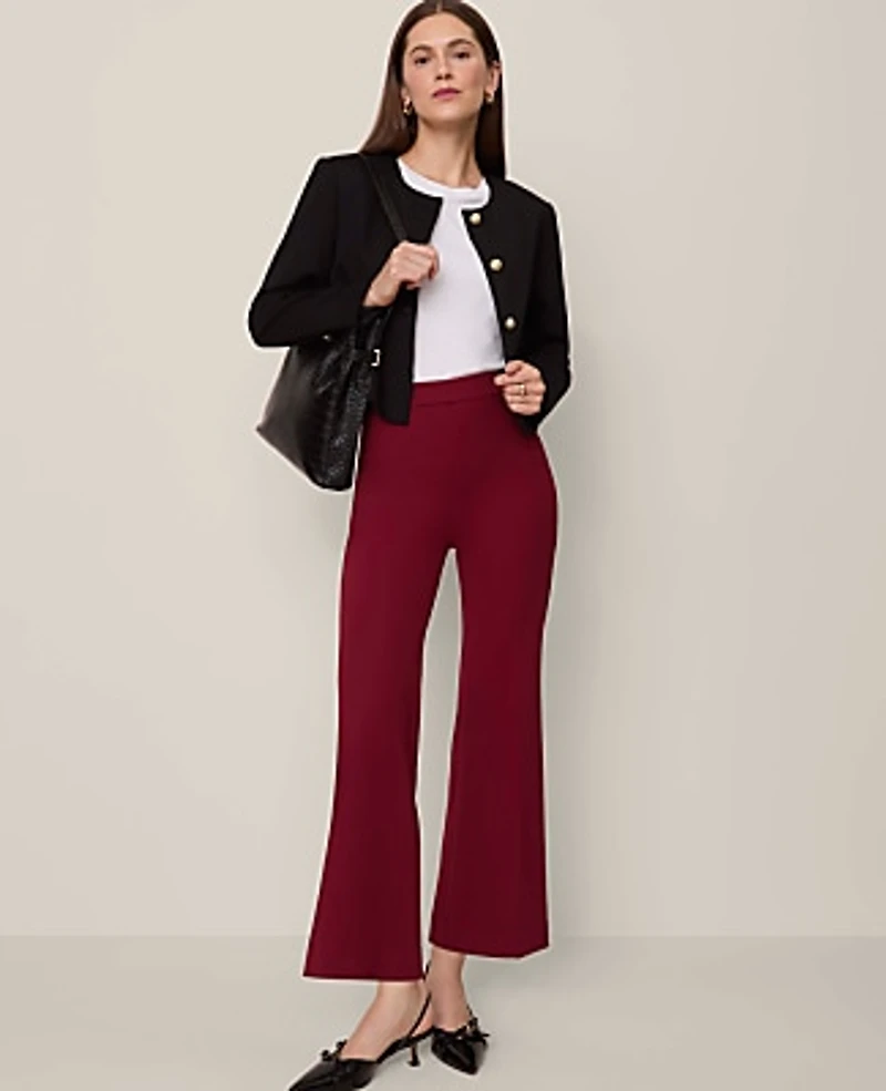 Ann Taylor The Crew Neck Jacket Ponte Women's