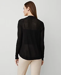 Ann Taylor Petite Essential Open Cardigan Women's