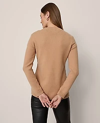 Ann Taylor Curved Hem Longline Cardigan Women's