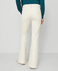 Ann Taylor The Petite Boot Jean Size 12 Ivory Women's