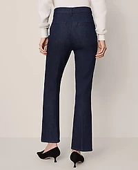 Ann Taylor The Crop Boot Jean Size 0 Classic Rinse Wash Women's