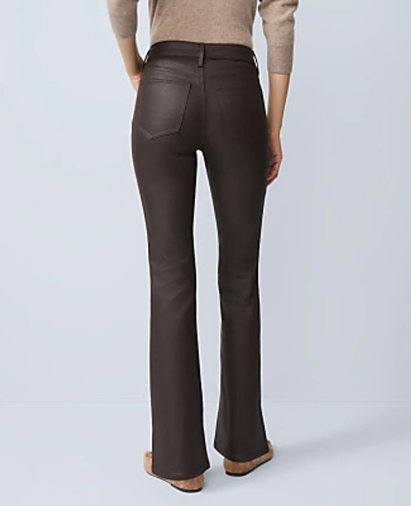 Ann Taylor The Coated Boot Jean Brown Women's