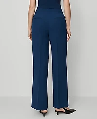 Ann Taylor The Wide-Leg Pant in Fluid Crepe — Curvy Fit Size 4 Moonlit Backdrop Women's