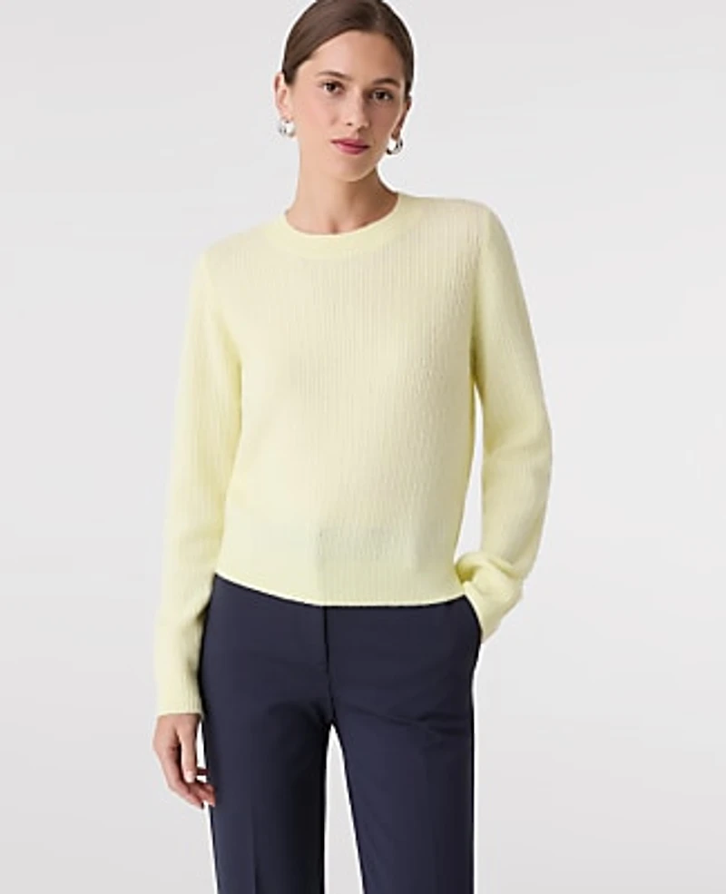 Ann Taylor Mixed Cable Sweater Women's