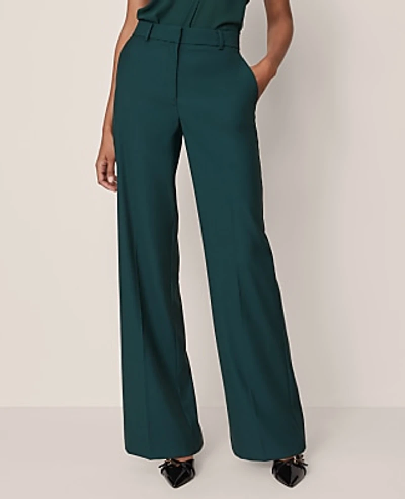 Ann Taylor The Petite Wide-Leg Pant Size 2 Pine Grove Women's