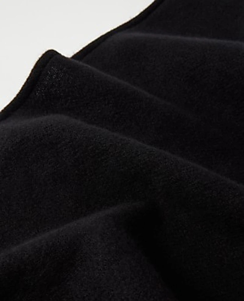 Ann Taylor Triangle Wrap Scarf Black Women's