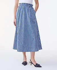 Ann Taylor Striped Maxi Skirt Size XL Cold Plunge Women's