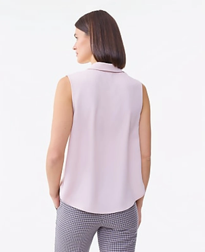 Ann Taylor Cowl Neck Top Size XL Pink Dust Women's