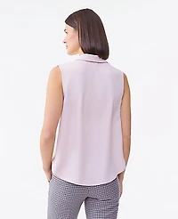 Ann Taylor Cowl Neck Top Size XL Pink Dust Women's