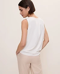 Ann Taylor Shirred Tank Top Women's