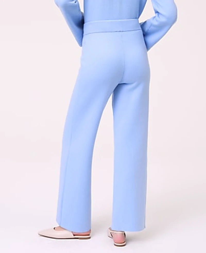 Ann Taylor Weekend Easy Fit Wide-Leg Sweater Pant Women's