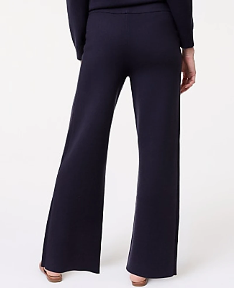 Ann Taylor Weekend Easy Fit Wide-Leg Sweater Pant Women's